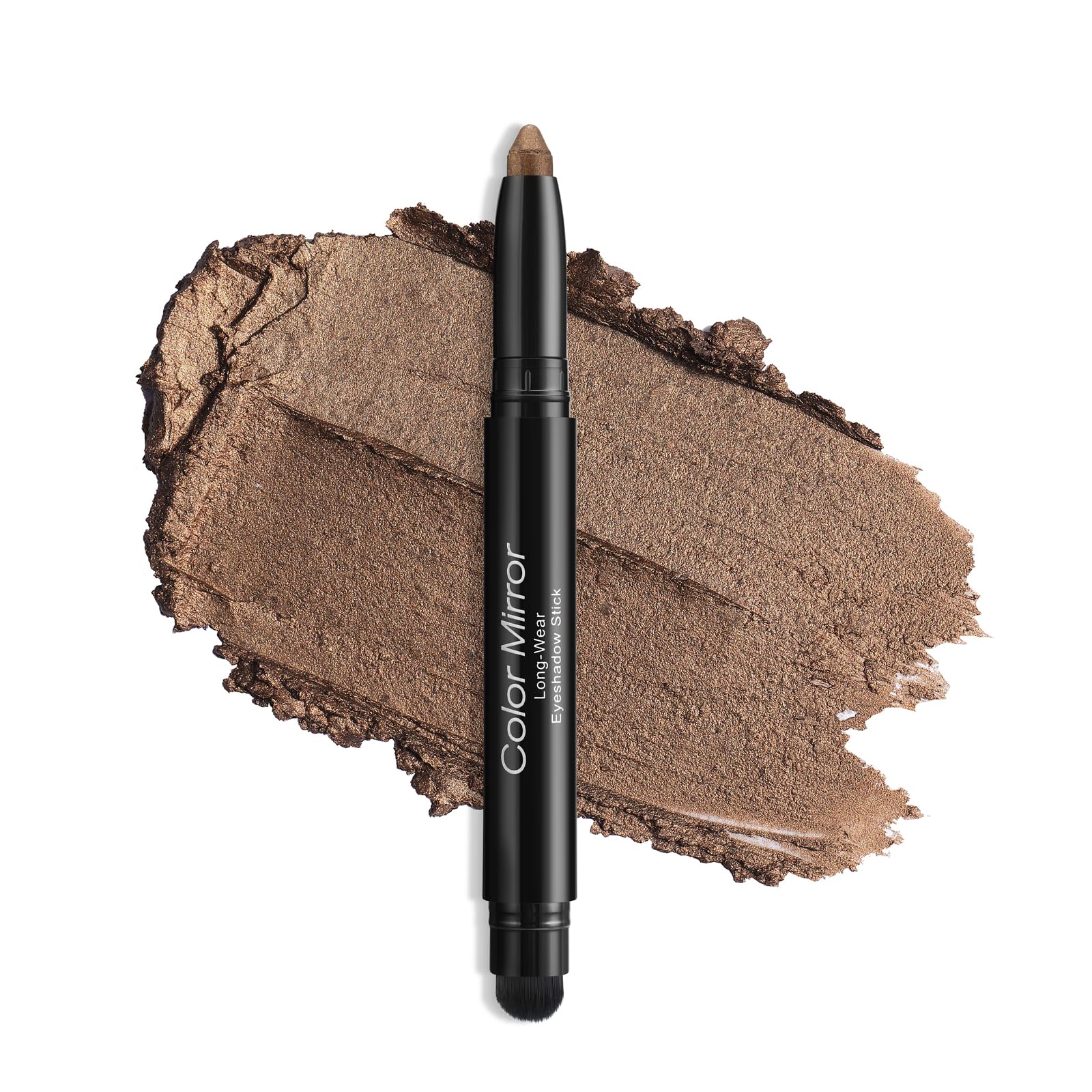 Eyeshadow Stick Color Mirror, Impermeable, Hipoalergénico, Color Bronce - Venta Internacional.