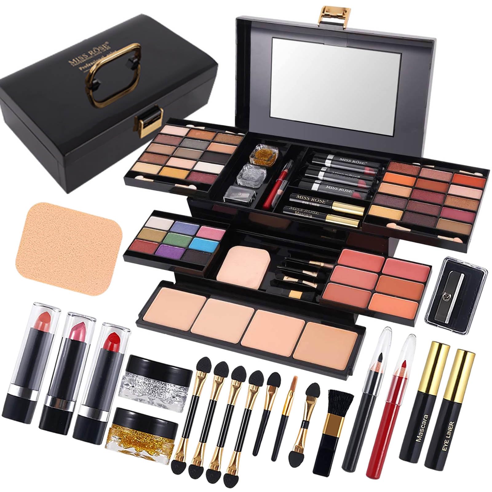 Foto 1 | Paleta De Maquillaje Miss Rose M 58 Color Con Kit Completo Para Mujer - Venta Internacional.