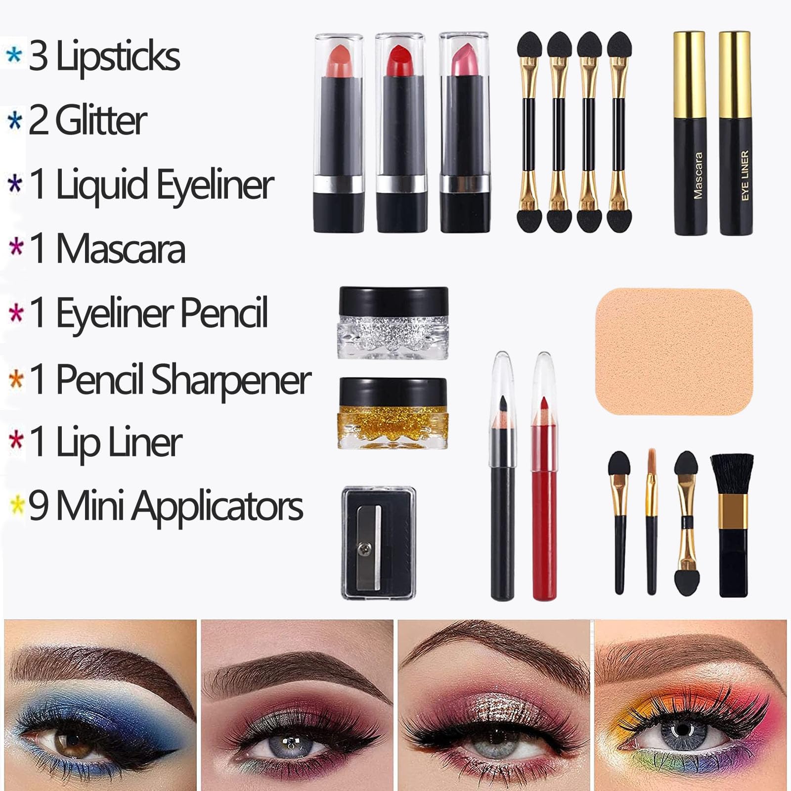 Foto 4 pulgar | Paleta De Maquillaje Miss Rose M 58 Color Con Kit Completo Para Mujer - Venta Internacional.