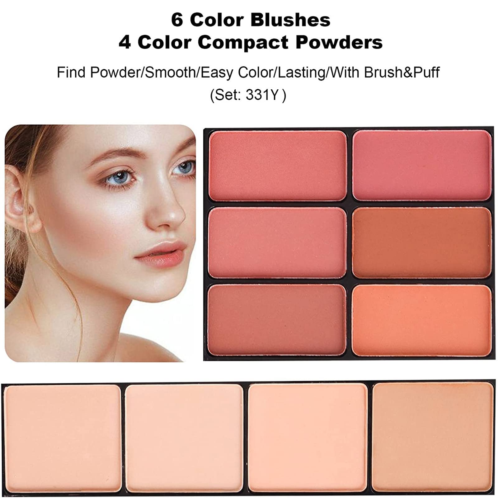 Foto 6 pulgar | Paleta De Maquillaje Miss Rose M 58 Color Con Kit Completo Para Mujer - Venta Internacional.