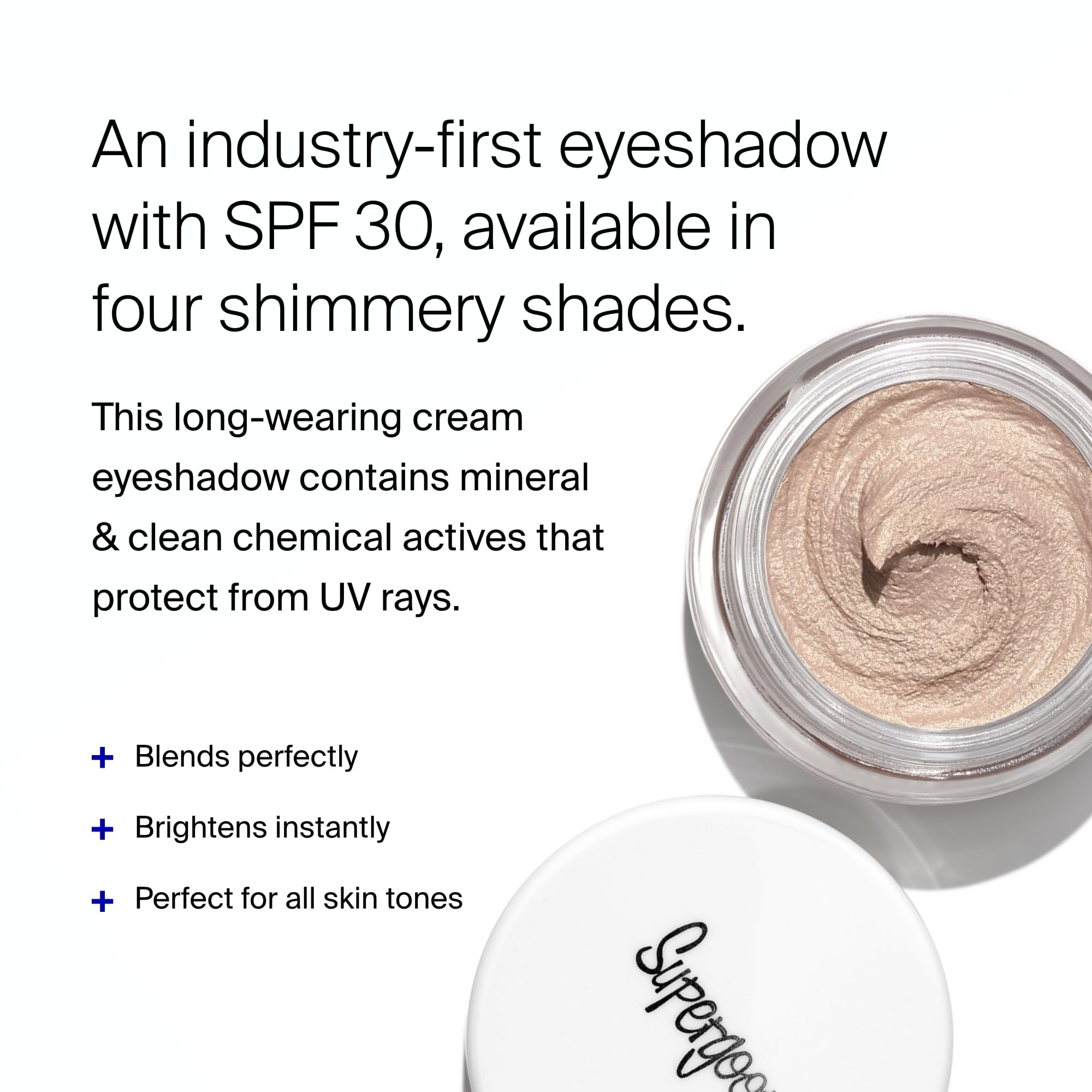 Foto 3 pulgar | Sombra De Ojos En Crema Supergoop! Shimmershade First Light, 5 Ml, Spf30 - Venta Internacional.