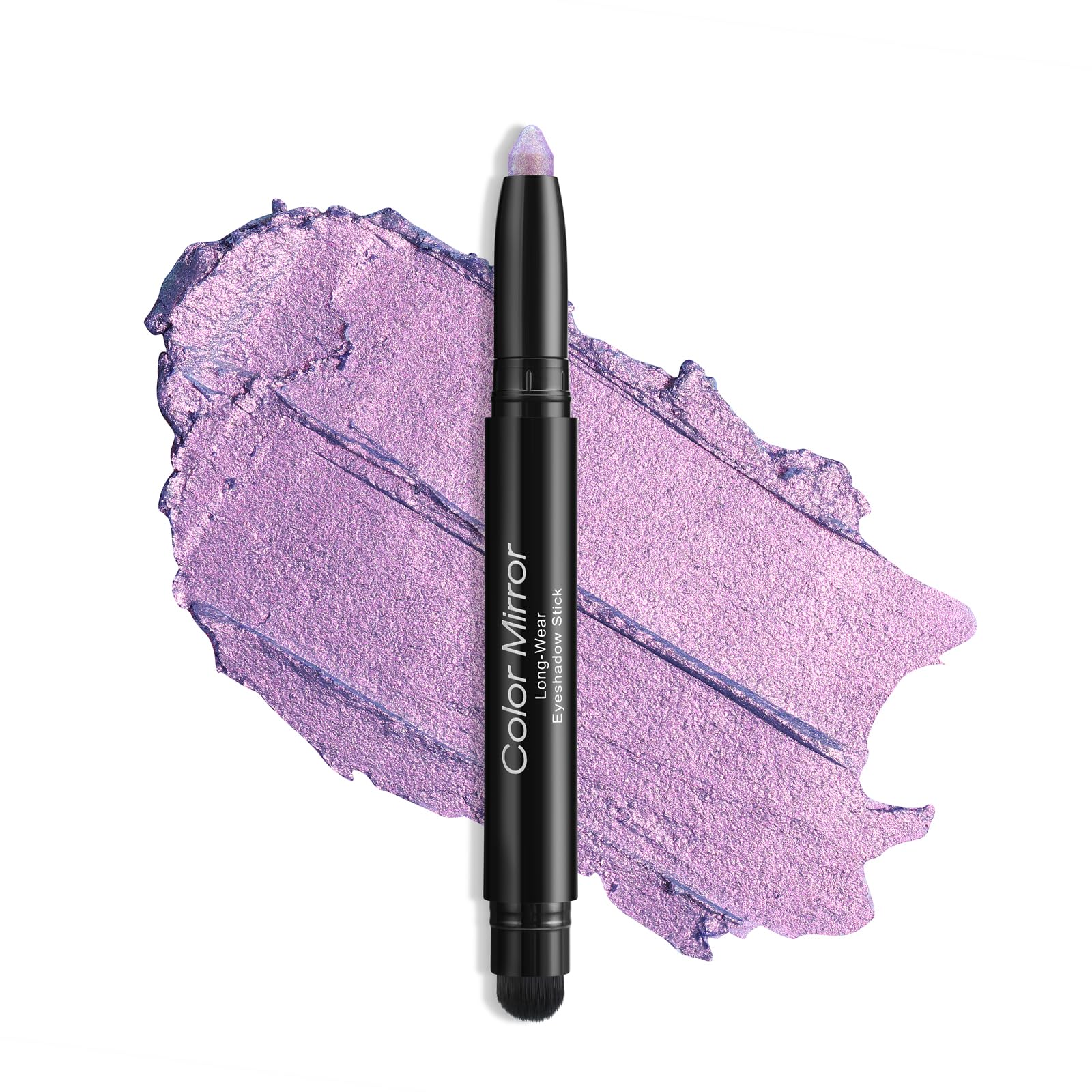 Sombra De Ojos En Barra, Color Espejo, Impermeable, Hipoalergénica, Violeta - Venta Internacional.
