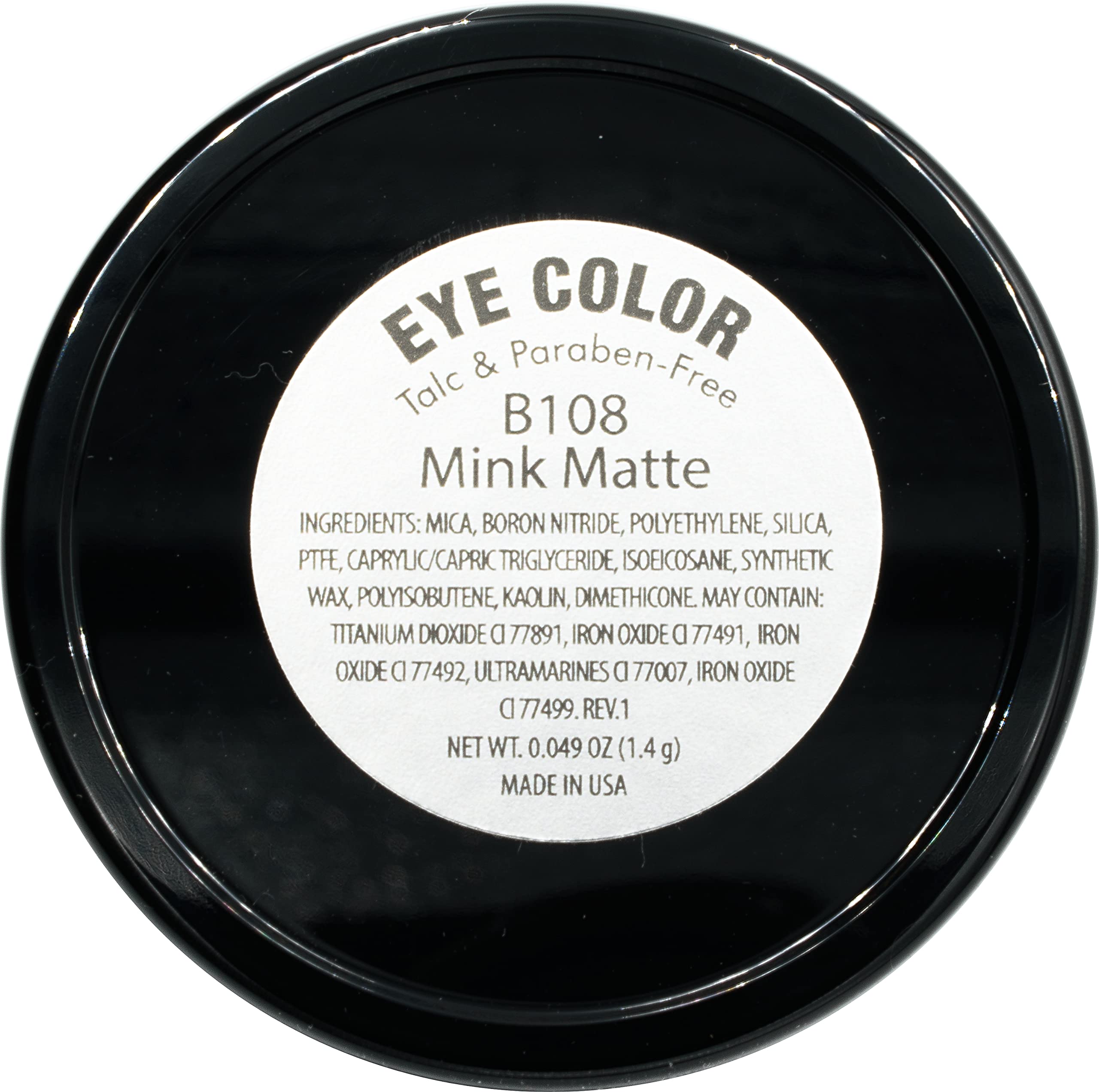 Foto 2 | Sombra De Ojos Pure Ziva Mink Matte Beige Taupe En Polvo Prensado - Venta Internacional.