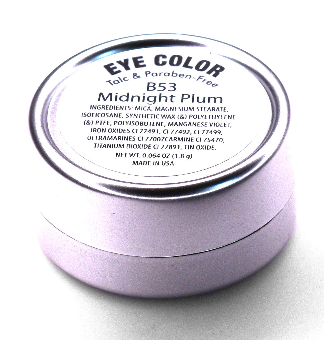 Foto 2 | Sombra De Ojos Pure Ziva Midnight Plum Purple Red Lilac Shimmer - Venta Internacional.