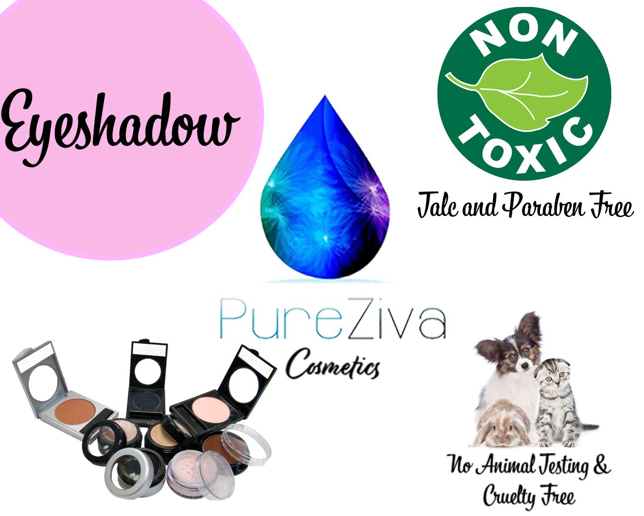 Foto 4 pulgar | Sombra De Ojos Pure Ziva Midnight Plum Purple Red Lilac Shimmer - Venta Internacional.