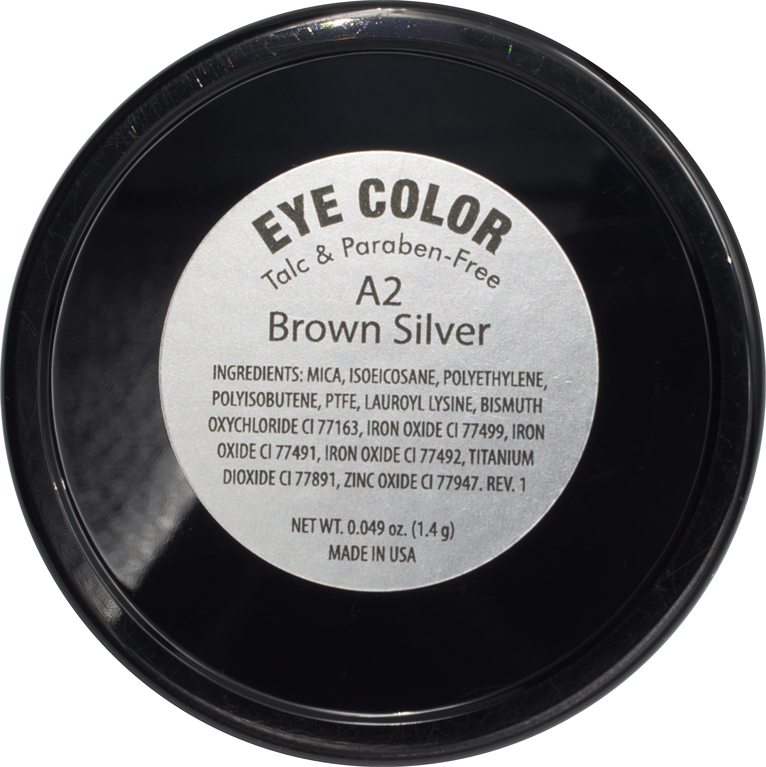 Foto 3 pulgar | Sombra De Ojos Pure Ziva Brown Silver Shimmering Metallic Vegan - Venta Internacional.
