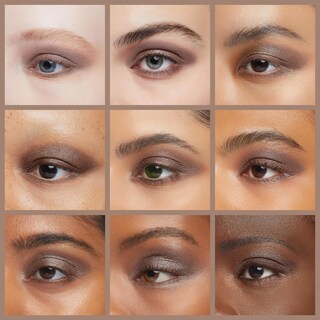 Foto 3 | Sombra De Ojos Pure Ziva Brown Silver Shimmering Metallic Vegan - Venta Internacional.
