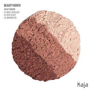 Foto 2 | Sombra De Ojos Trio Kaja Beauty Bento Burnt Sandy Brown Travel - Venta Internacional.