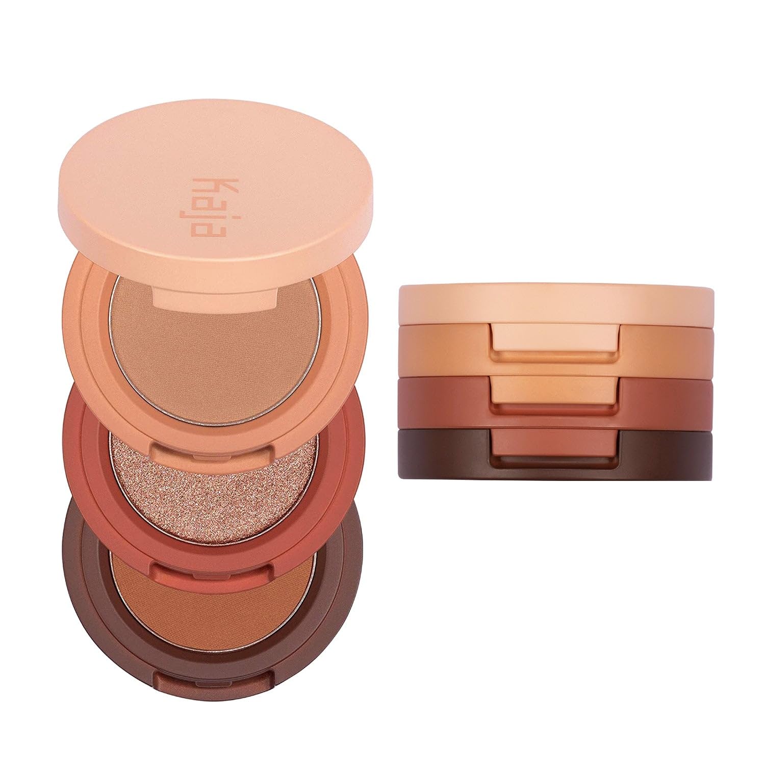 Sombra De Ojos Trio Kaja Beauty Bento Warm Honey, Talla De Viaje - Venta Internacional.