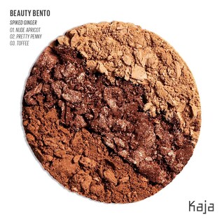 Foto 2 | Sombra De Ojos Trio Kaja Beauty Bento Warm Honey, Talla De Viaje - Venta Internacional.
