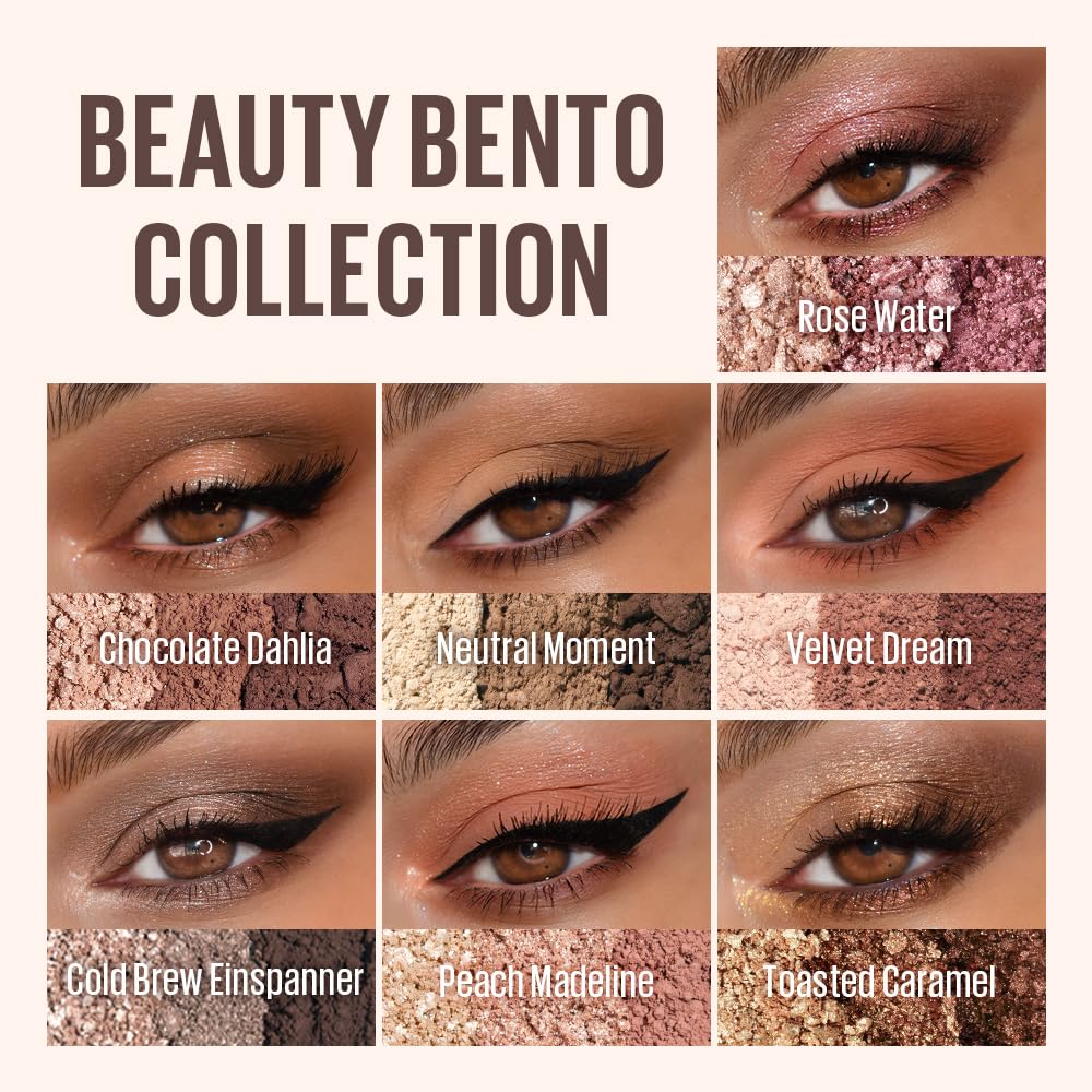 Foto 6 pulgar | Sombra De Ojos Trio Kaja Beauty Bento Warm Honey, Talla De Viaje - Venta Internacional.