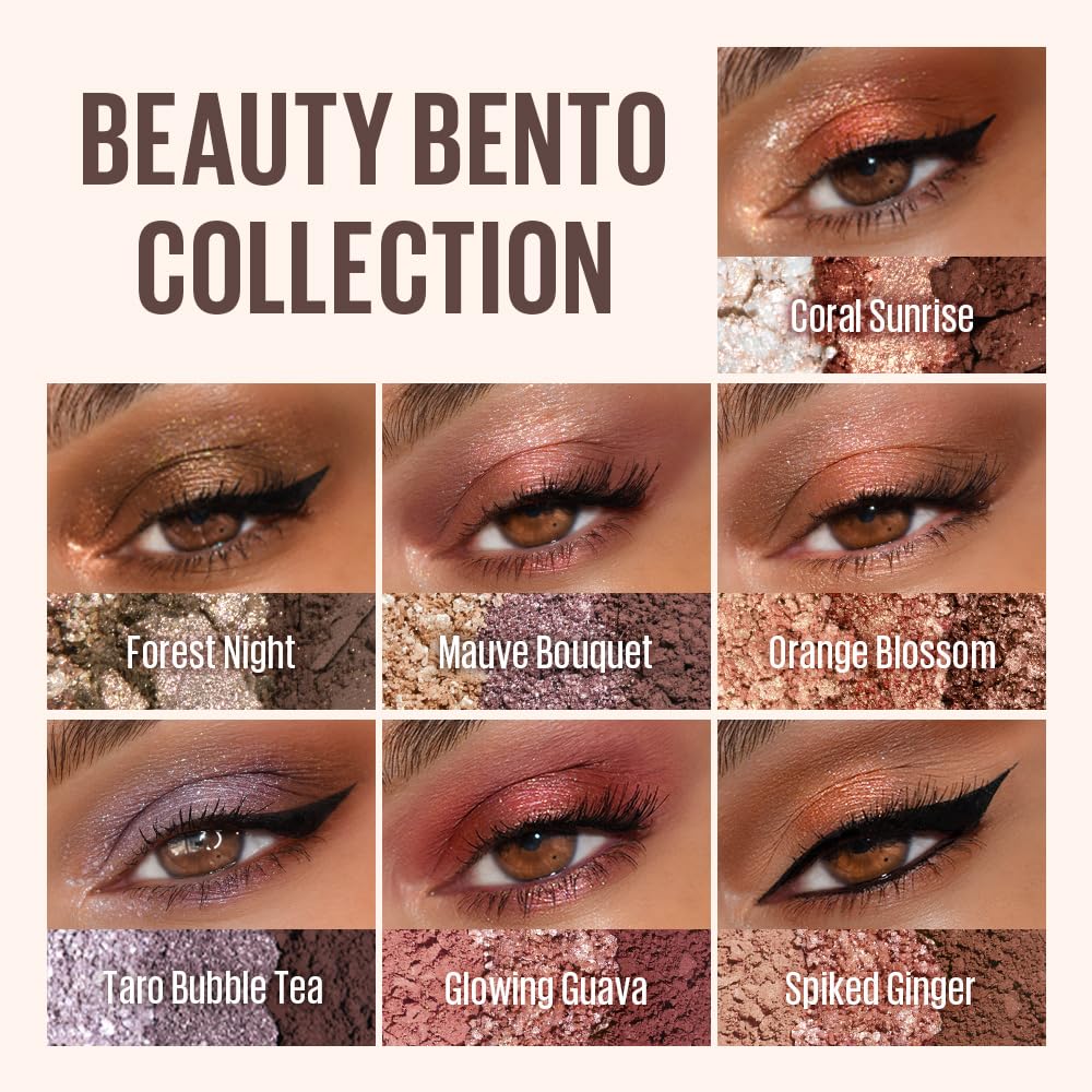 Foto 7 pulgar | Sombra De Ojos Trio Kaja Beauty Bento Warm Honey, Talla De Viaje - Venta Internacional.