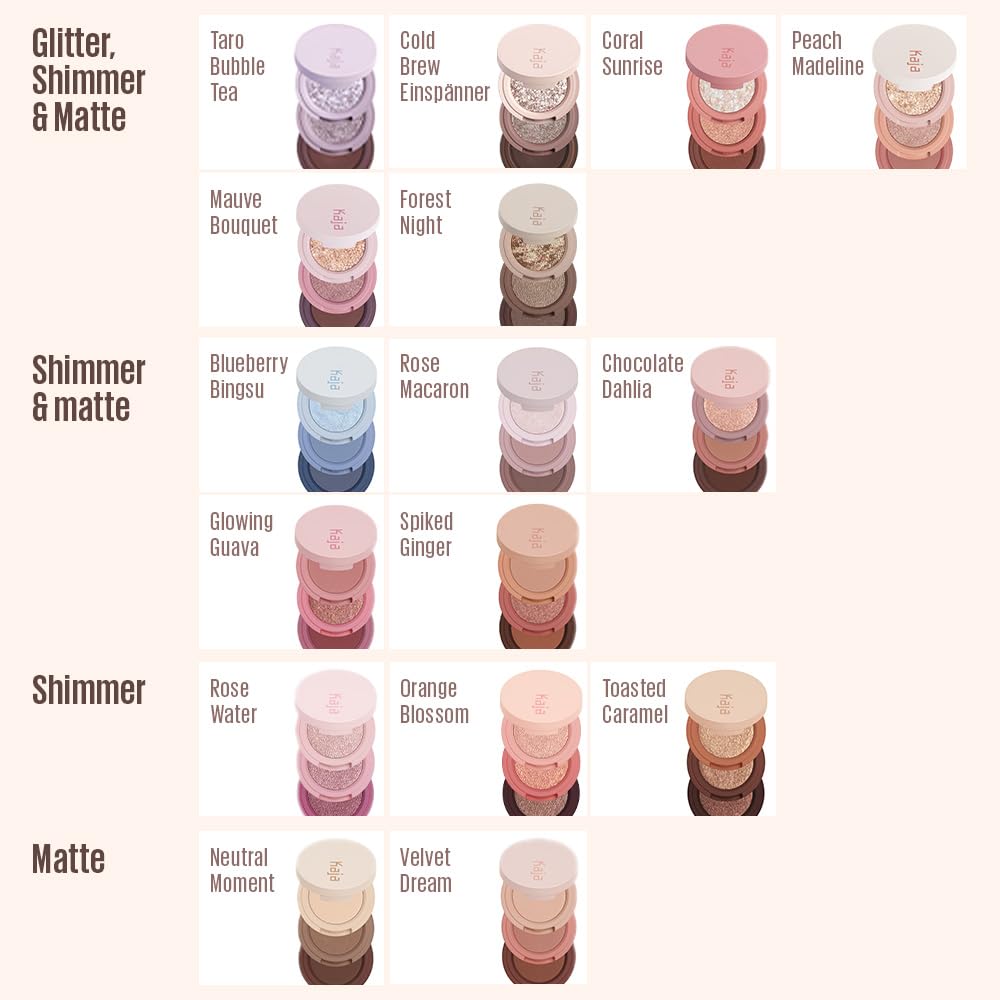Foto 7 | Sombra De Ojos Trio Kaja Beauty Bento Warm Honey, Talla De Viaje - Venta Internacional.