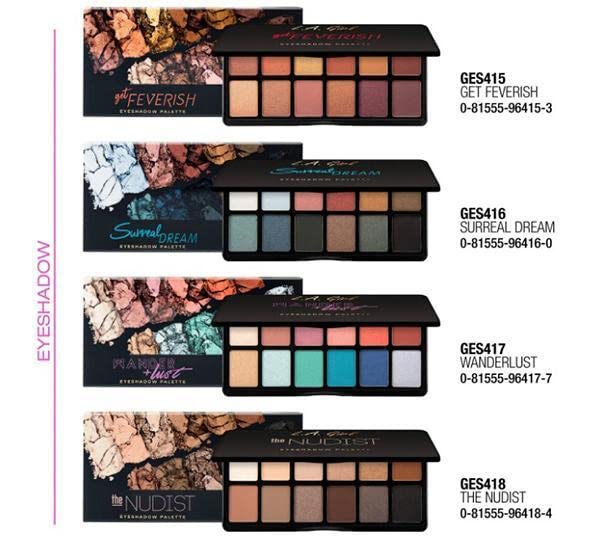 Foto 7 pulgar | Paleta De Sombras De Ojos L.a. Girl Fanatic Get Feverish Ges415 12 Colores - Venta Internacional.