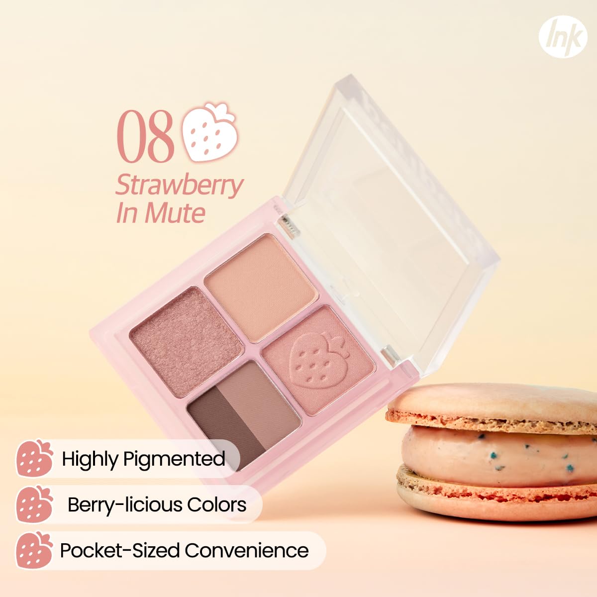 Foto 4 pulgar | Paleta De Sombras De Ojos Peripera Ink Pocket Shadow 008 Strawberry - Venta Internacional.