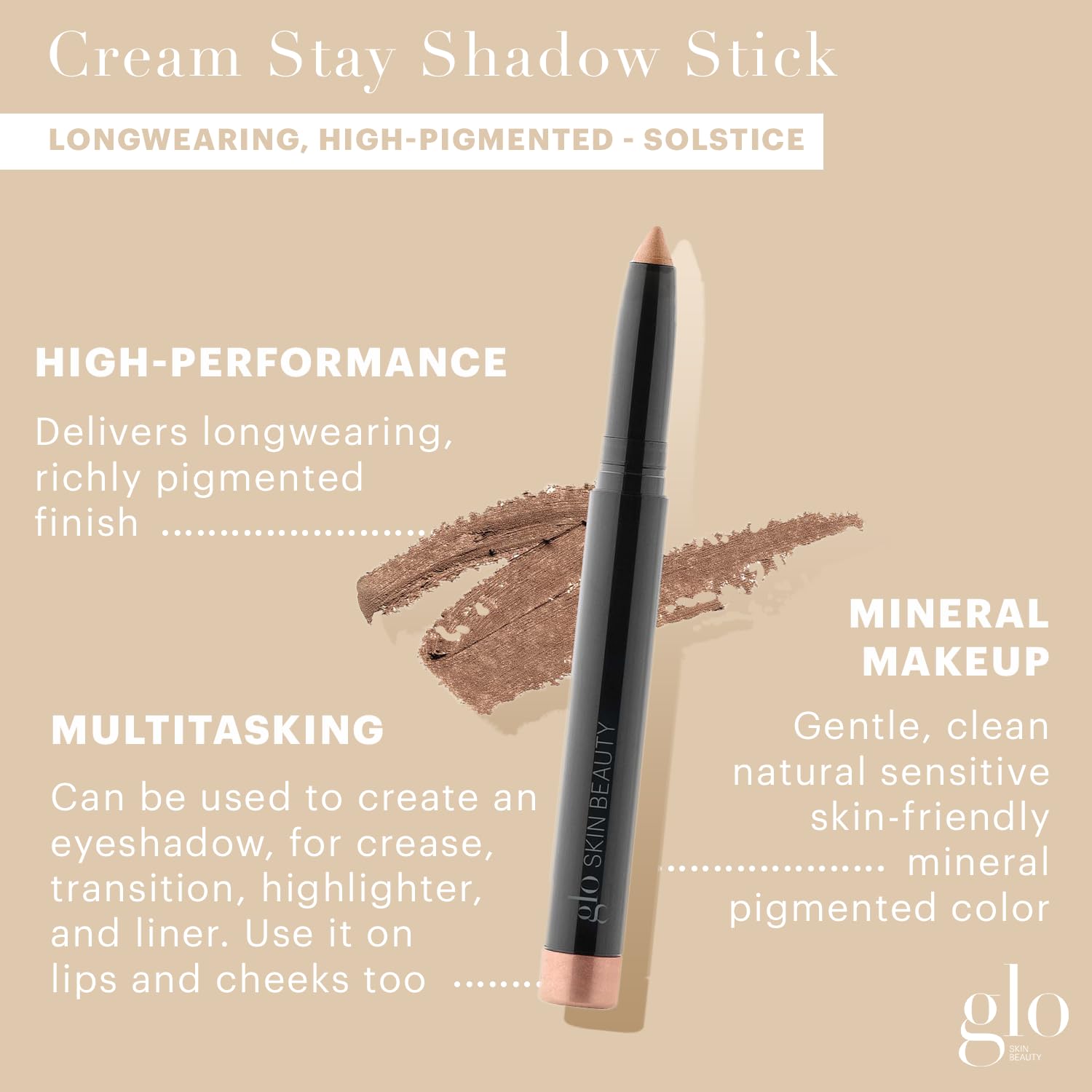 Foto 3 pulgar | Sombra De Ojos Stick Glo Skin Beauty Cream Stay Solstice - Venta Internacional.