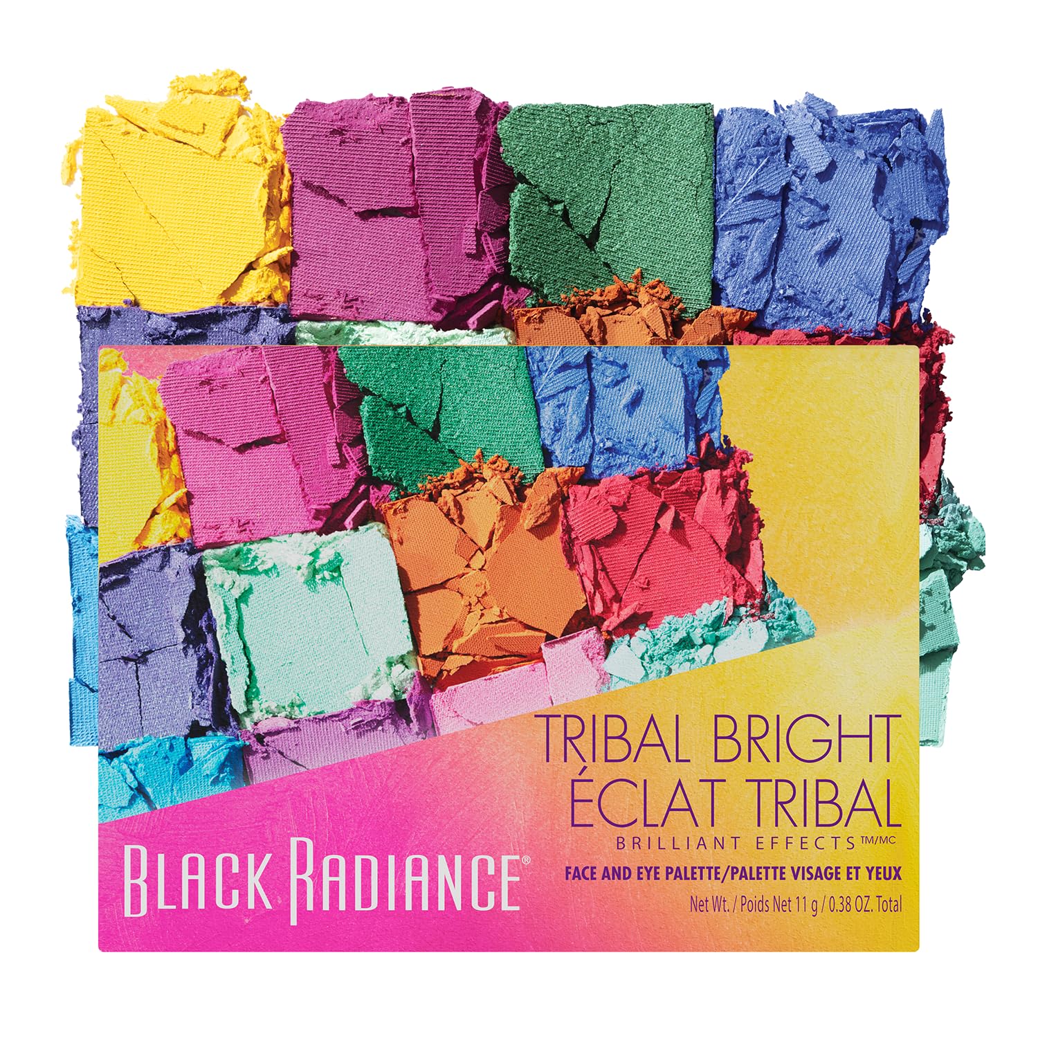 Foto 2 pulgar | Paleta De Sombras De Ojos Black Radiance Brilliant Tribal Bright - Venta Internacional.