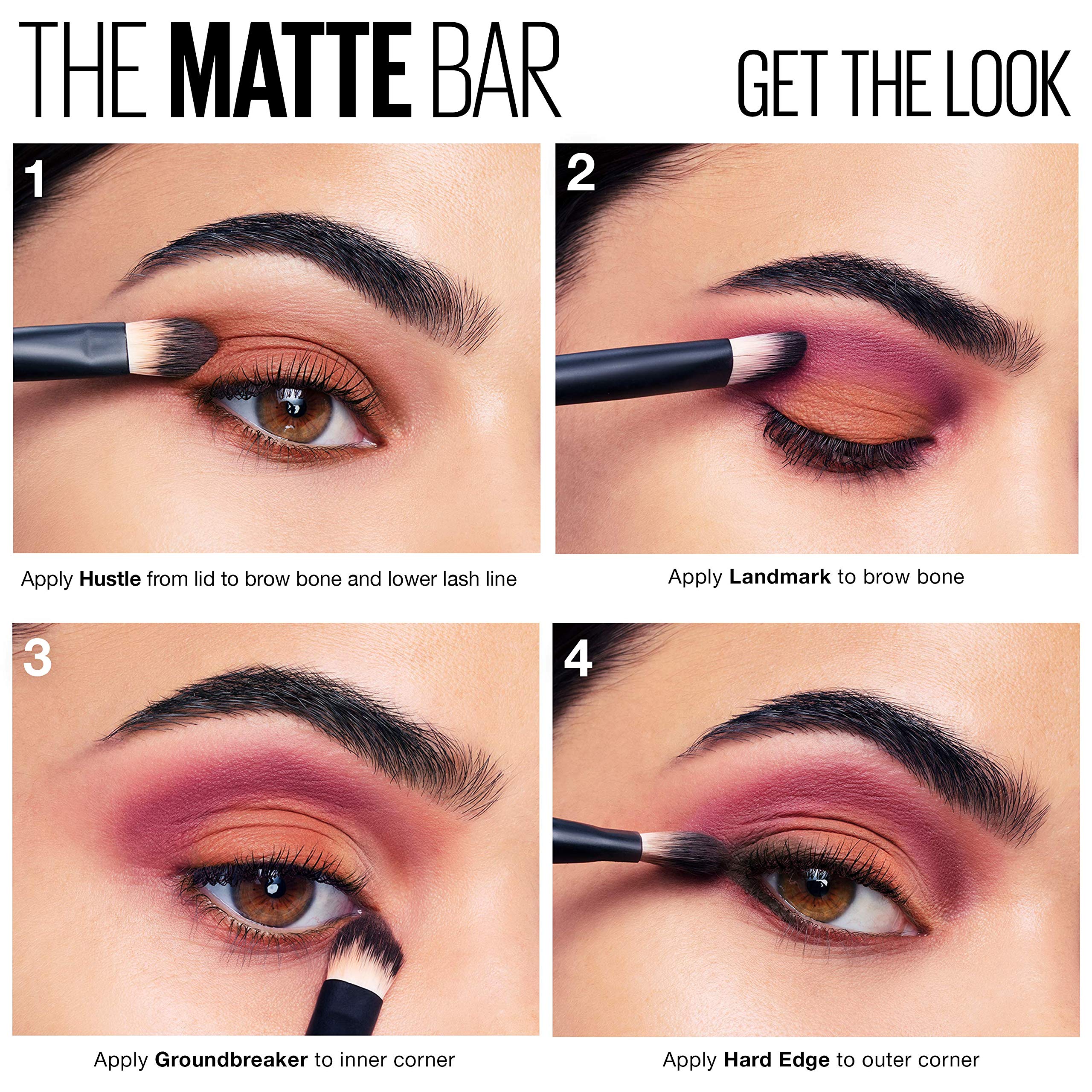 Foto 6 pulgar | Paleta De Sombras De Ojos Maybelline New York The Matte Bar 300 - Venta Internacional.