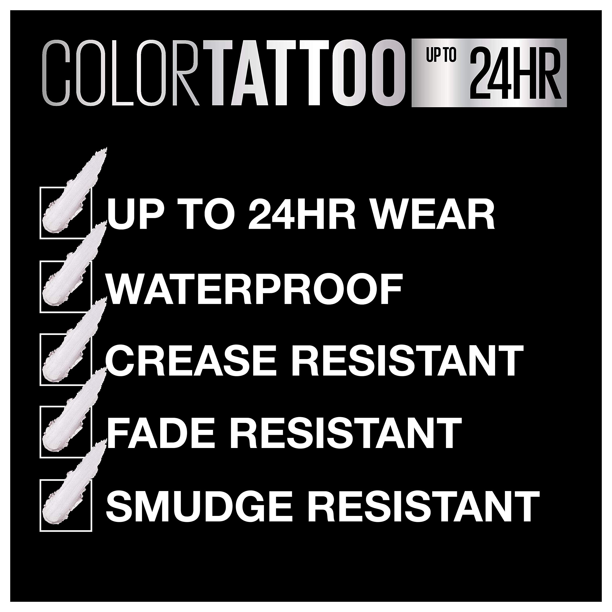 Foto 6 pulgar | Sombra De Ojos En Crema Maybelline New York Color Tattoo V.i.p  4 Ml - Venta Internacional.