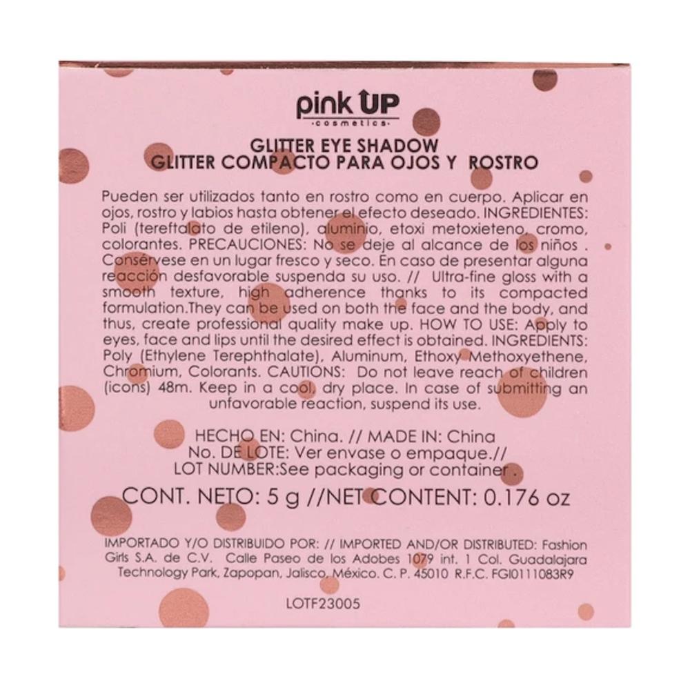 Foto 5 pulgar | Glitter Compacto Para Ojos Y Rostro Glitter Eye Shadow Pink Up