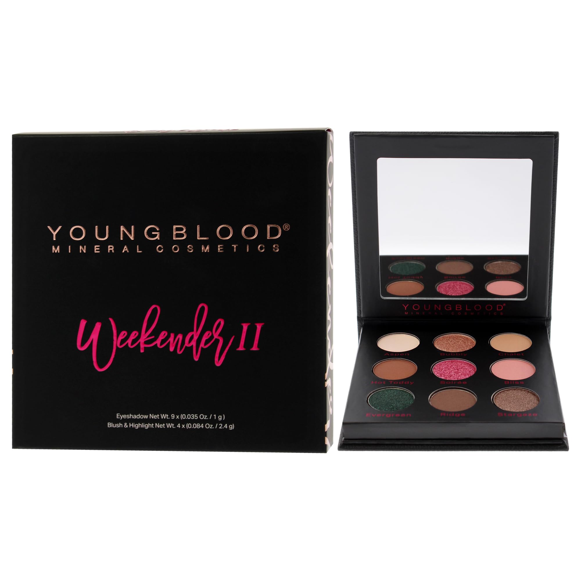 Foto 4 | Paleta De Maquillaje Youngblood Weekender 2 Para Mujer - Venta Internacional.