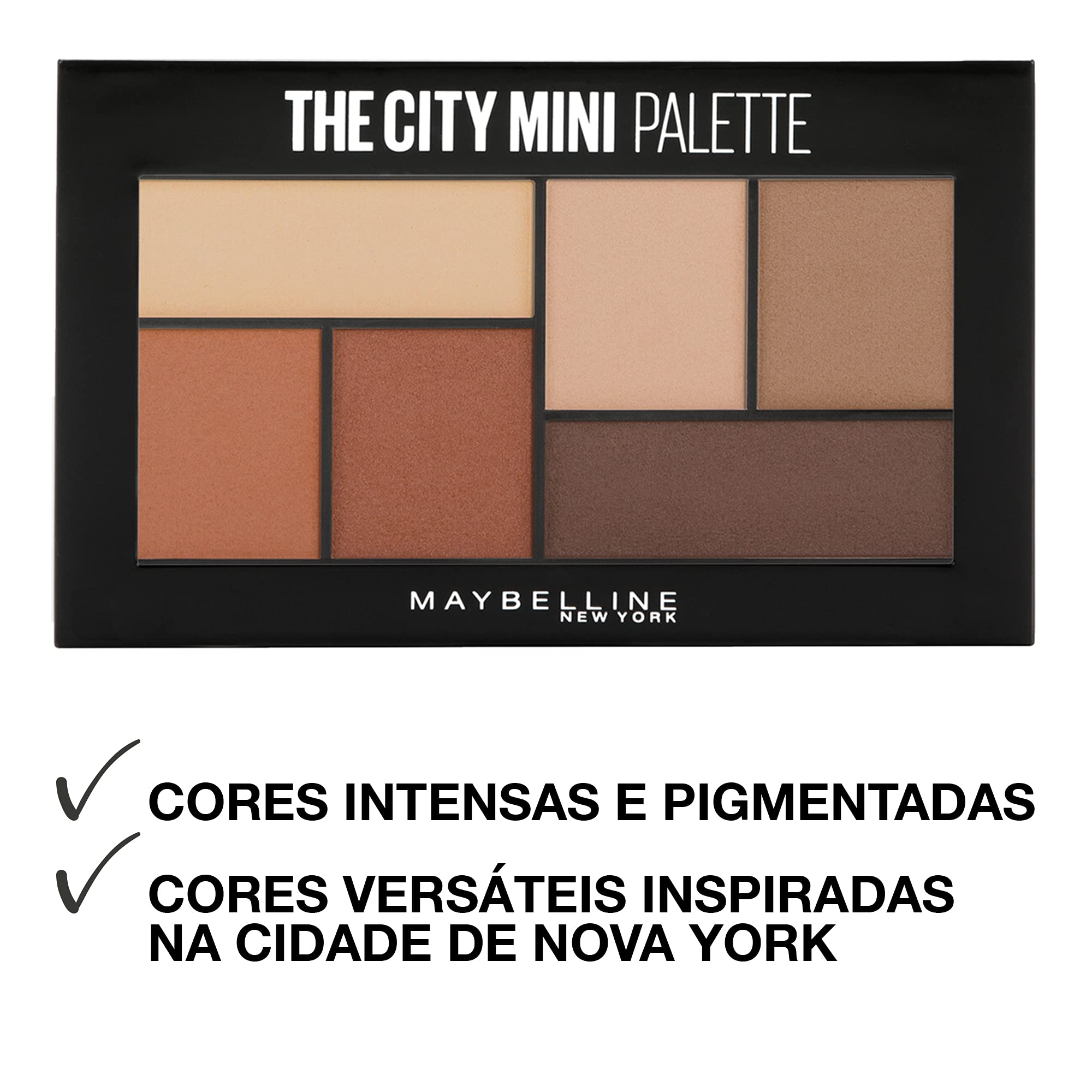 Foto 6 pulgar | Paleta De Sombras De Ojos Maybelline New York The City Mini Brooklyn - Venta Internacional.