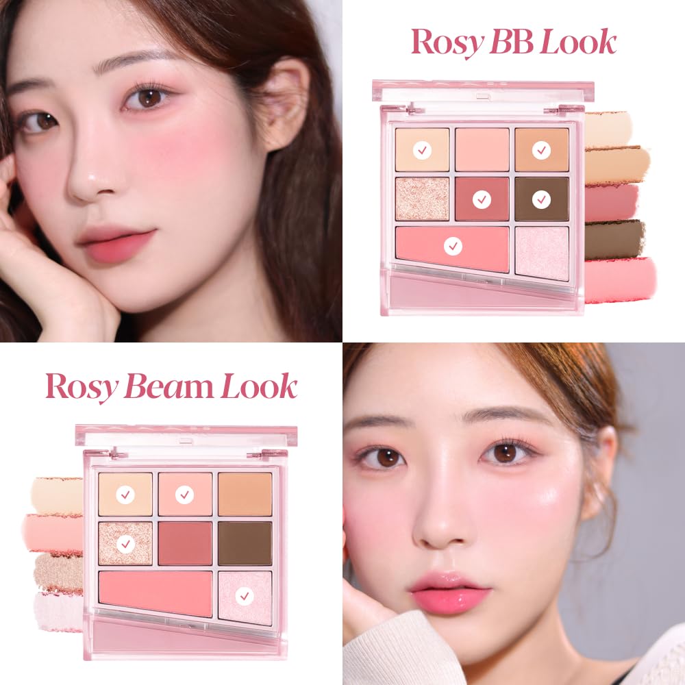 Foto 7 pulgar | Paleta De Sombras De Ojos Espoir Real Eye Palette All New #3 Rosy Bb - Venta Internacional.