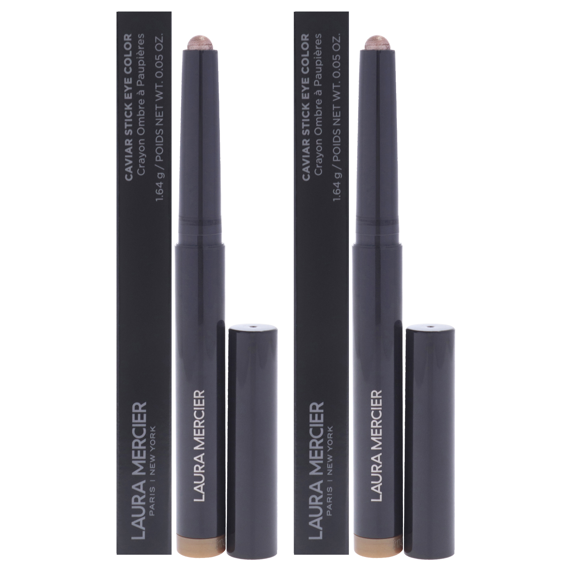 Sombra De Ojos En Barra Laura Mercier Caviar Metallic Taupe X2 - Venta Internacional.