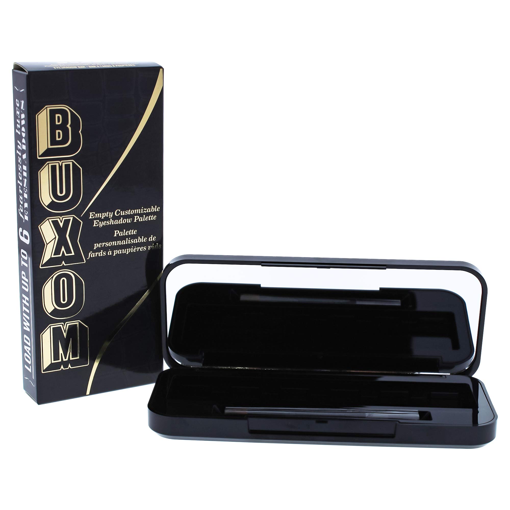 Paleta De Sombras De Ojos Buxom Vacía Personalizable Con Funda De Recambio - Venta Internacional.