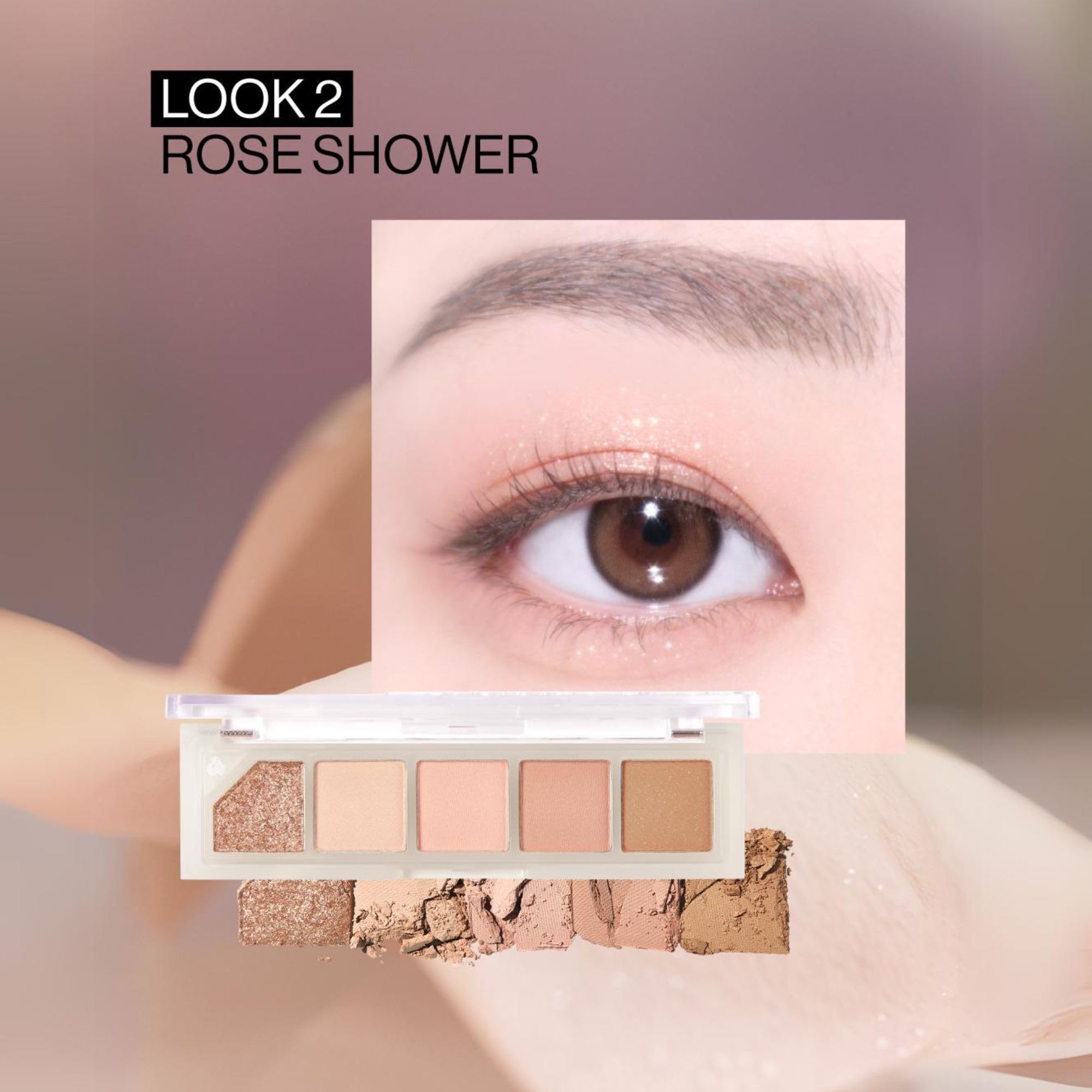 Foto 5 | Paleta Facial Unleashia Mood Shower No.2 Rose Shower - Venta Internacional.