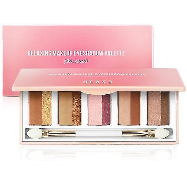 Paleta De Sombras De Ojos Para Maquillaje  10 Colores  Purpurina Brillante Mate - Venta Internacional.