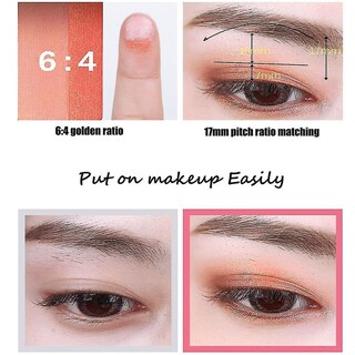 Foto 2 | Paleta De Sombras De Ojos Para Maquillaje 10 Colores Purpurina Brillante Mate - Venta Internacional.