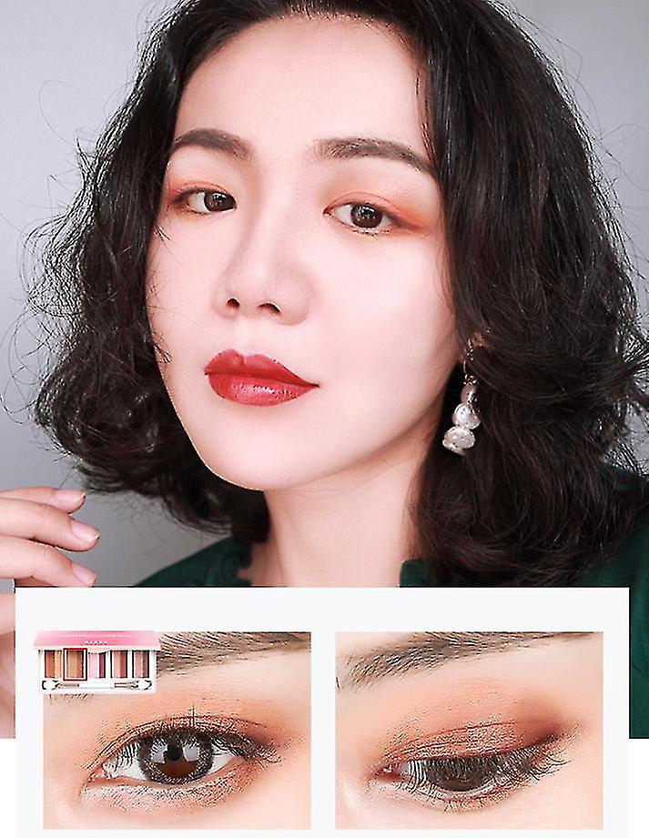 Foto 4 | Paleta De Sombras De Ojos Para Maquillaje  10 Colores  Purpurina Brillante Mate - Venta Internacional.