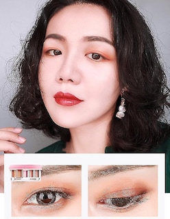 Foto 4 | Paleta De Sombras De Ojos Para Maquillaje 10 Colores Purpurina Brillante Mate - Venta Internacional.