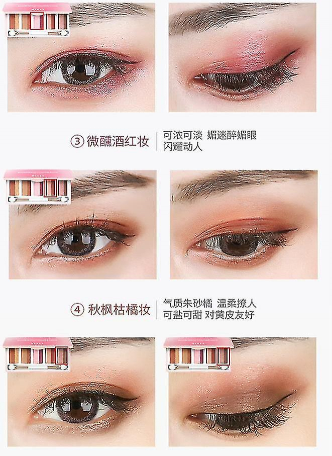 Foto 6 pulgar | Paleta De Sombras De Ojos Para Maquillaje  10 Colores  Purpurina Brillante Mate - Venta Internacional.