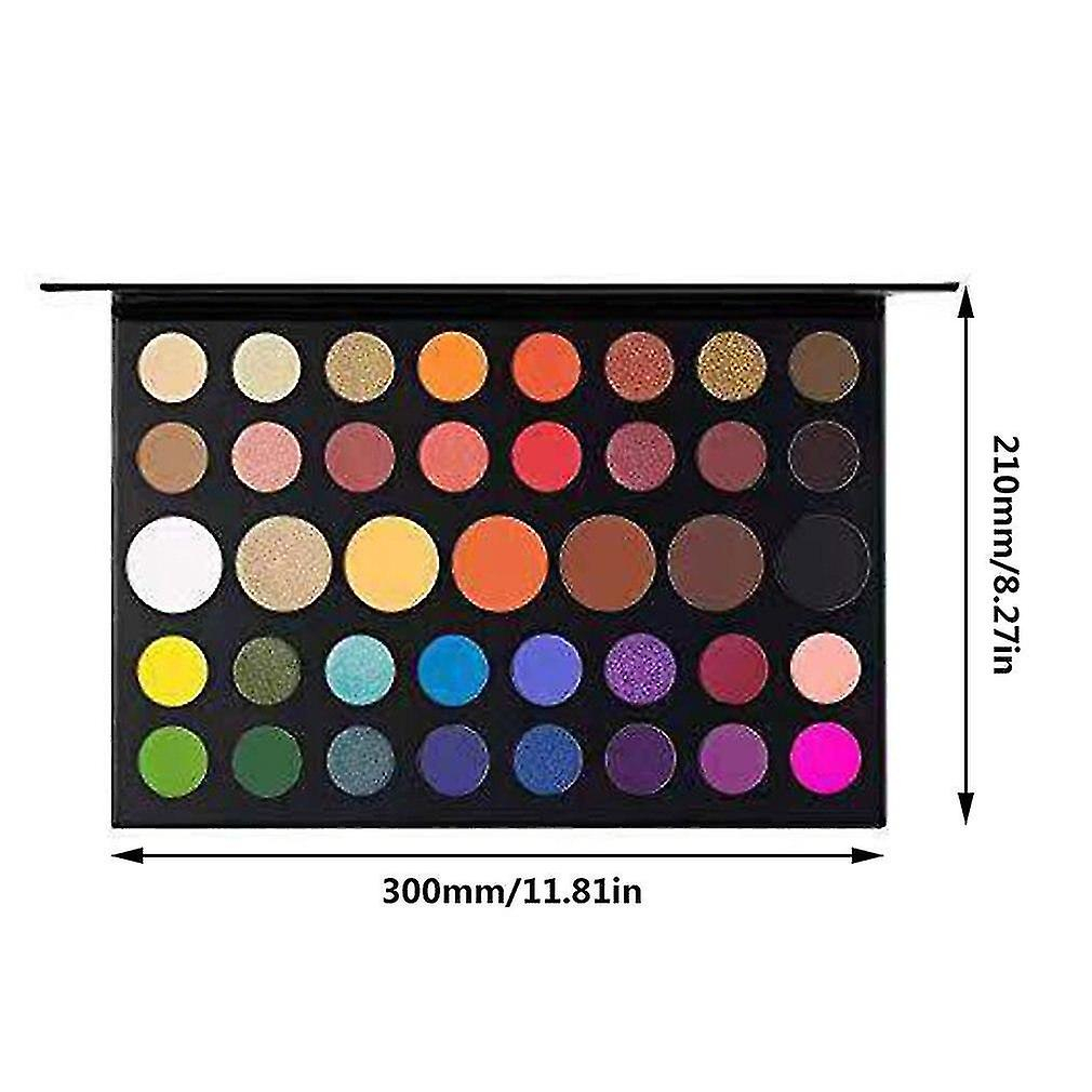 Foto 2 | Paleta De Sombras De Ojos Huoguo Shimmer 39 Colors Glitter - Venta Internacional.