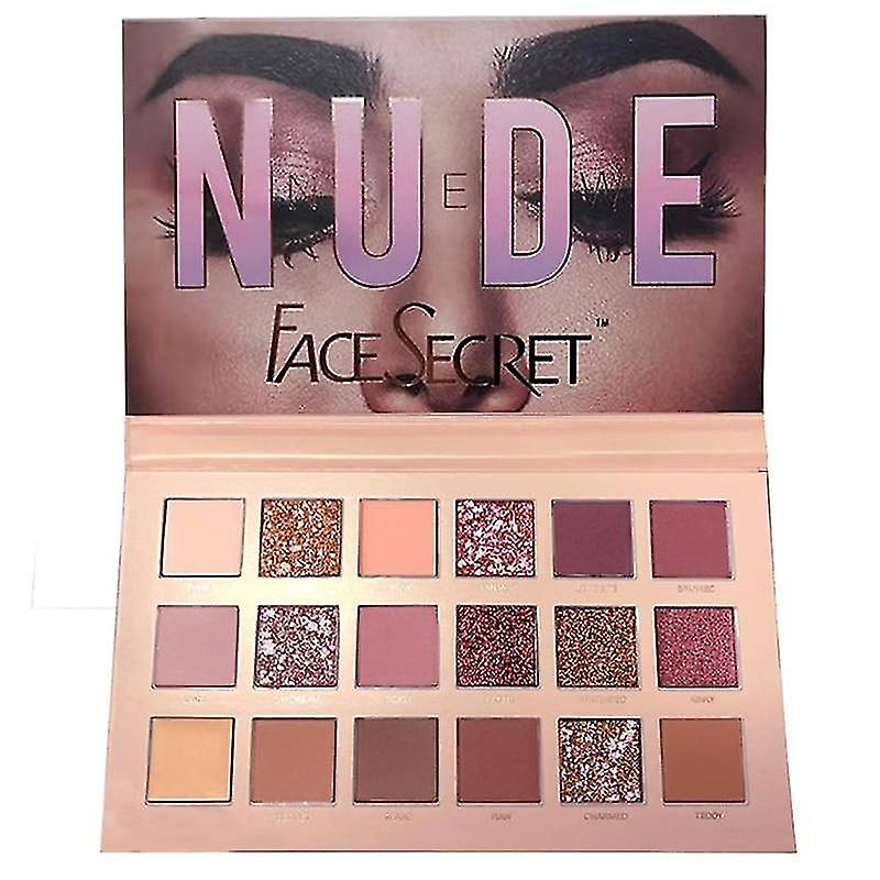 Foto 3 pulgar | Paleta De Sombras De Ojos Huoguo 18 Colores Con Purpurina Mate Pigmentada - Venta Internacional.