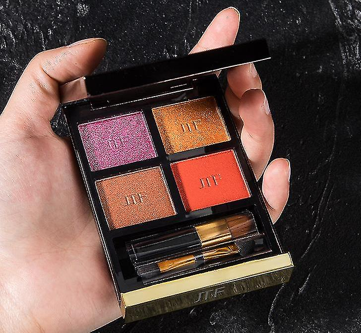 Foto 2 | Paleta De Sombras De Ojos Huoguo Cold Wild De Alta Calidad  4 Colores - Venta Internacional.