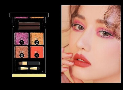 Foto 3 | Paleta De Sombras De Ojos Huoguo Cold Wild De Alta Calidad 4 Colores - Venta Internacional.