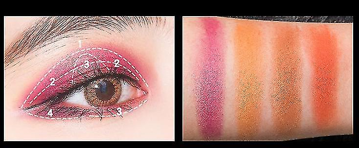 Foto 5 pulgar | Paleta De Sombras De Ojos Huoguo Cold Wild De Alta Calidad  4 Colores - Venta Internacional.