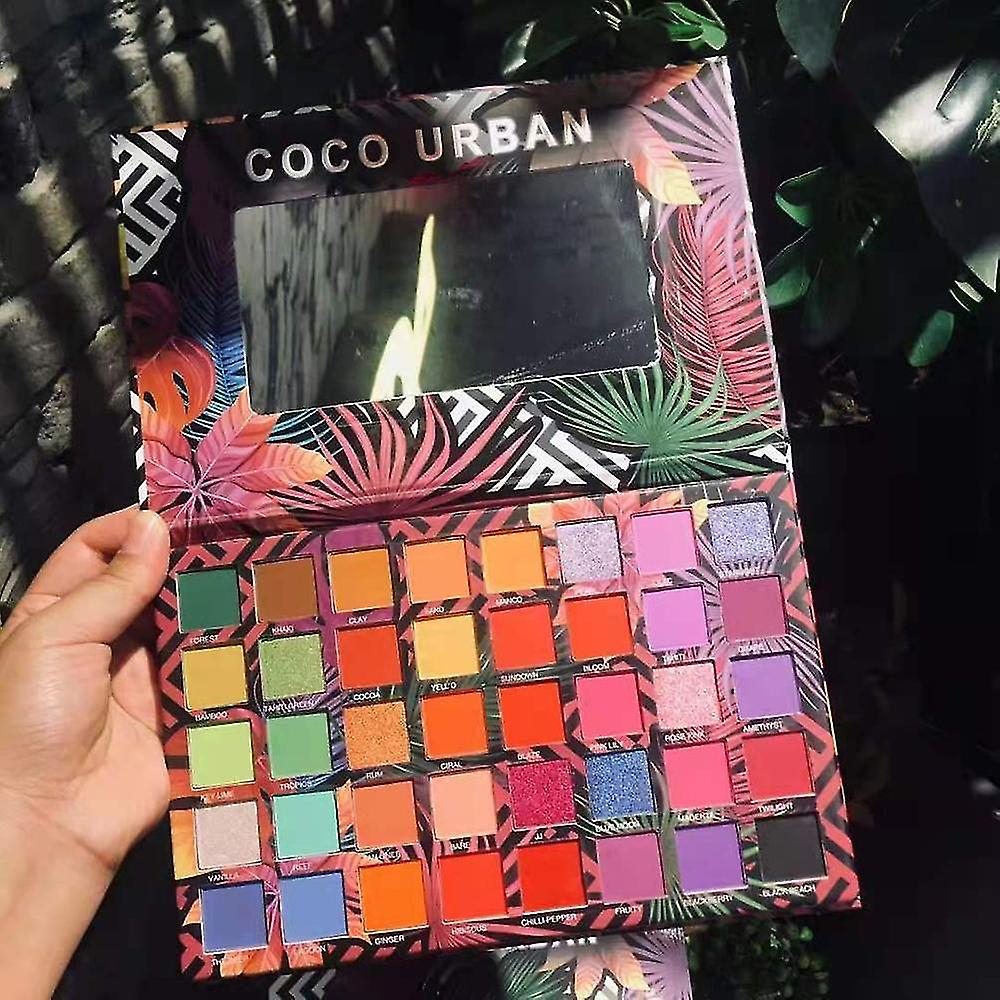 Foto 3 pulgar | Paleta De Sombras De Ojos Huoguo Vivid Summer Look De 40 Colores - Venta Internacional.