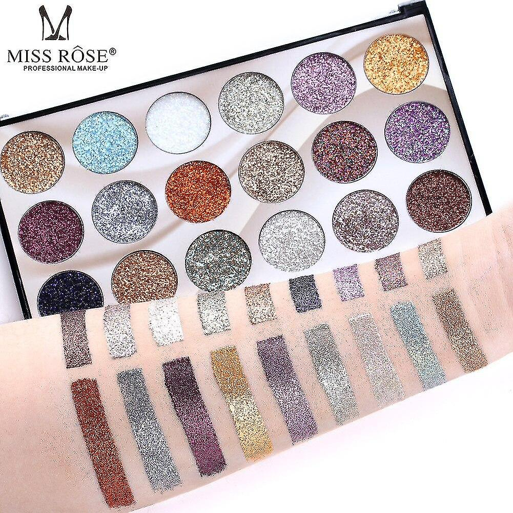 Foto 5 pulgar | Paleta De Sombras De Ojos Miss Rose 18 Colores Con Purpurina Y Lentejuelas M1 - Venta Internacional.