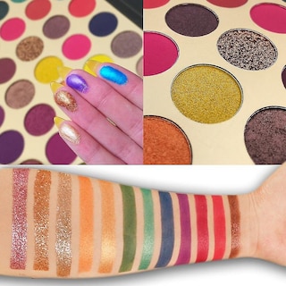 Foto 4 | Paleta De Sombras De Ojos Huoguo 35 Colores Brillo Mate Y Brillante - Venta Internacional.