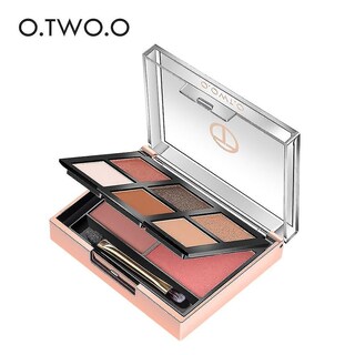 Foto 1 | Paleta De Maquillaje Huoguo Sombra De Ojos 6 Colores+rubor 2 Colores - Venta Internacional.