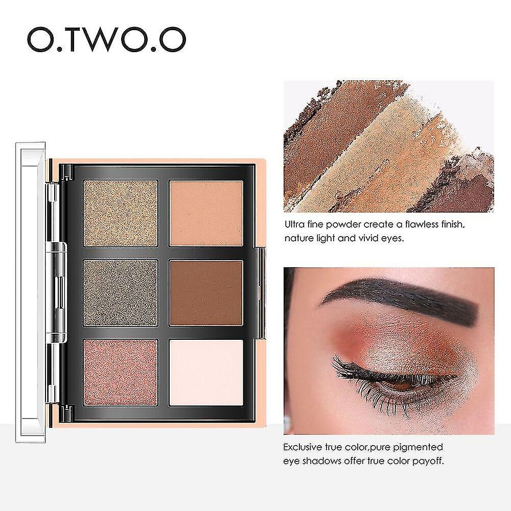 Foto 3 | Paleta De Maquillaje Huoguo Sombra De Ojos 6 Colores+rubor 2 Colores - Venta Internacional.