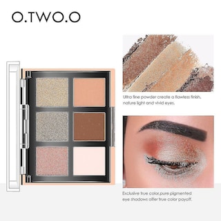 Foto 3 | Paleta De Maquillaje Huoguo Sombra De Ojos 6 Colores+rubor 2 Colores - Venta Internacional.