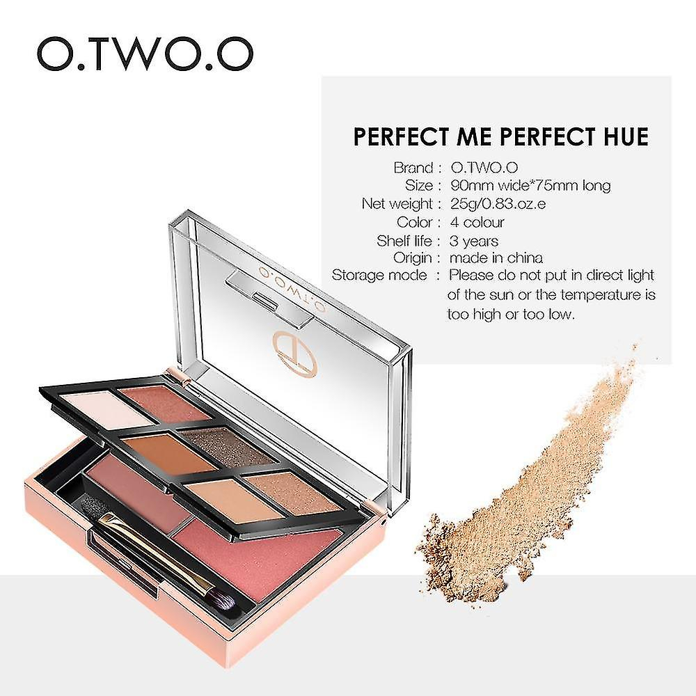 Foto 4 | Paleta De Maquillaje Huoguo Sombra De Ojos 6 Colores+rubor 2 Colores - Venta Internacional.