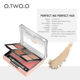 Foto 4 | Paleta De Maquillaje Huoguo Sombra De Ojos 6 Colores+rubor 2 Colores - Venta Internacional.