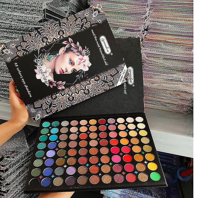 Foto 4 | Paleta De Sombras De Ojos Huoguo Colorful 88 Pigmented Matte - Venta Internacional.