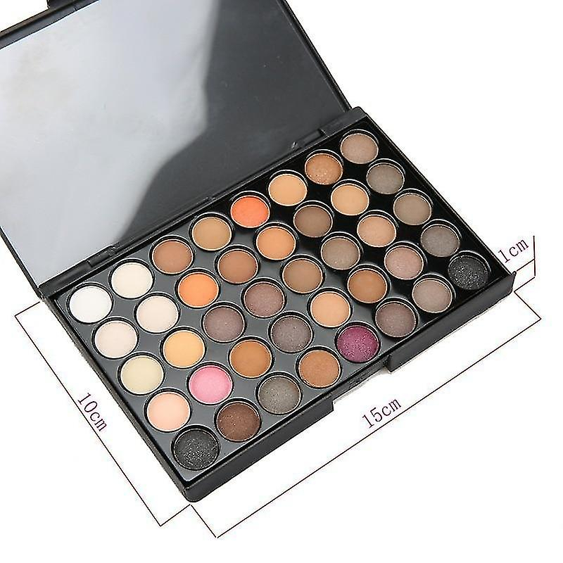 Foto 3 pulgar | Paleta De Sombras De Ojos Huoguo Shimmer Waterproof 40 Colores - Venta Internacional.